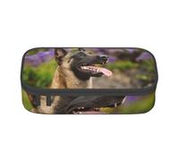 CMJSGG Malinois Belga Mascotas Perros Malinois Belga, Estuche para lápices, Estuche para lápices Estuche para lápices de Gran Capacidad Estuche para cosméticos