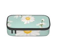 CMJSGG Margarita Exuberante Flor Floral, Estuche para lápices, Estuche para lápices Estuche para lápices de Gran Capacidad Estuche para cosméticos