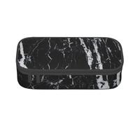 CMJSGG Mármol Blanco y Negro, Estuche para lápices, Estuche para lápices Estuche para lápices de Gran Capacidad Estuche para cosméticos