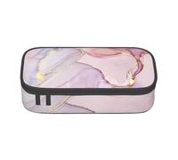 CMJSGG Mármol Morado y Dorado Impreso., Estuche para lápices, Estuche para lápices Estuche para lápices de Gran Capacidad Estuche para cosméticos
