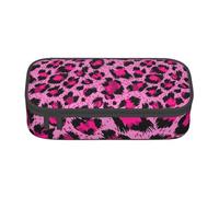 CMJSGG Moda De Belleza De Leopardo Rosa De Lujo, Estuche para lápices, Estuche para lápices Estuche para lápices de Gran Capacidad Estuche para cosméticos