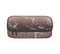 CMJSGG Moderno Oro Rosa Mármol Negro Brillo Rosa, Estuche para lápices, Estuche para lápices Estuche para lápices de Gran Capacidad Estuche para cosméticos
