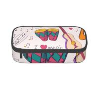 CMJSGG Music Records Blues Music es el Tema de mi Vida, Estuche para lápices, Estuche para lápices Estuche para lápices de Gran Capacidad Estuche para cosméticos
