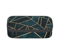 CMJSGG Naturaleza Abstracta Verde Esmeralda, Estuche para lápices, Estuche para lápices Estuche para lápices de Gran Capacidad Estuche para cosméticos