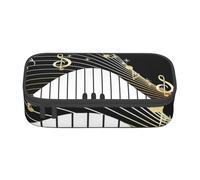 CMJSGG Nota Musical del Teclado del Piano, Estuche para lápices, Estuche para lápices Estuche para lápices de Gran Capacidad Estuche para cosméticos