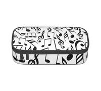 CMJSGG Notas Musicales con Clave, Estuche para lápices, Estuche para lápices Estuche para lápices de Gran Capacidad Estuche para cosméticos