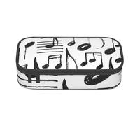 CMJSGG Notas Musicales de Dibujo a Mano, Estuche para lápices, Estuche para lápices Estuche para lápices de Gran Capacidad Estuche para cosméticos