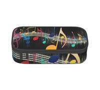 CMJSGG Notas Musicales, Estuche para lápices, Estuche para lápices Estuche para lápices de Gran Capacidad Estuche para cosméticos