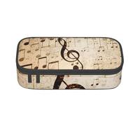 CMJSGG Notas Musicales Piano, Estuche para lápices, Estuche para lápices Estuche para lápices de Gran Capacidad Estuche para cosméticos