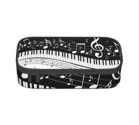CMJSGG Notas Musicales voladoras Teclas de Piano Musical, Estuche para lápices, Estuche para lápices Estuche para lápices de Gran Capacidad Estuche para cosméticos