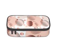 CMJSGG Ola de Oro Rosa, Estuche para lápices, Estuche para lápices Estuche para lápices de Gran Capacidad Estuche para cosméticos