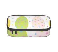 CMJSGG Pascua con Lindos Huevos De Lunares, Estuche para lápices, Estuche para lápices Estuche para lápices de Gran Capacidad Estuche para cosméticos