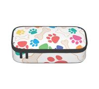 CMJSGG Pata y Hueso de Perro, Estuche para lápices, Estuche para lápices Estuche para lápices de Gran Capacidad Estuche para cosméticos