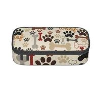 CMJSGG Patas y Huesos de Perro, Estuche para lápices, Estuche para lápices Estuche para lápices de Gran Capacidad Estuche para cosméticos