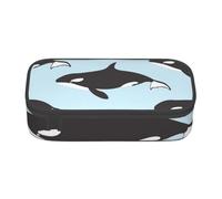 CMJSGG Patrón de Animales Ballena, Estuche para lápices, Estuche para lápices Estuche para lápices de Gran Capacidad Estuche para cosméticos