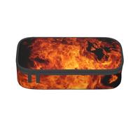 CMJSGG Patrón de diseño de quemadura de Fuego, Estuche para lápices, Estuche para lápices Estuche para lápices de Gran Capacidad Estuche para cosméticos