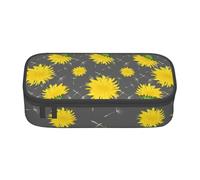 CMJSGG Patrón De Flor De Diente De León De Dibujos Animados, Estuche para lápices, Estuche para lápices Estuche para lápices de Gran Capacidad Estuche para cosméticos
