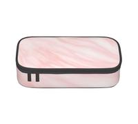 CMJSGG Patrón De Mármol Mármol Blanco Y Rosa, Estuche para lápices, Estuche para lápices Estuche para lápices de Gran Capacidad Estuche para cosméticos