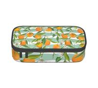 CMJSGG Patrón de Naranjas y cítricos, Estuche para lápices, Estuche para lápices Estuche para lápices de Gran Capacidad Estuche para cosméticos