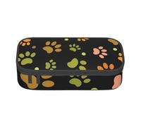 CMJSGG Patrón de Pata de Perro, Estuche para lápices, Estuche para lápices Estuche para lápices de Gran Capacidad Estuche para cosméticos