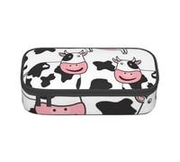 CMJSGG Patrón Divertido de Vaca, Estuche para lápices, Estuche para lápices Estuche para lápices de Gran Capacidad Estuche para cosméticos