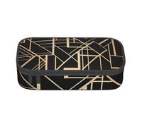 CMJSGG Patrón geométrico Estilo Art Deco de Dos Lados, Estuche para lápices, Estuche para lápices Estuche para lápices de Gran Capacidad Estuche para cosméticos
