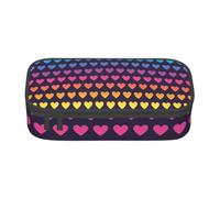 CMJSGG Patrón sin Costuras Degradado Arco Iris, Estuche para lápices, Estuche para lápices Estuche para lápices de Gran Capacidad Estuche para cosméticos