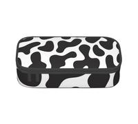 CMJSGG Patrón Sin Fisuras con Vaca Manchada, Estuche para lápices, Estuche para lápices Estuche para lápices de Gran Capacidad Estuche para cosméticos