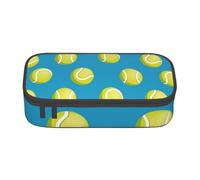 CMJSGG Pelota de Tenis Azul, Estuche para lápices, Estuche para lápices Estuche para lápices de Gran Capacidad Estuche para cosméticos