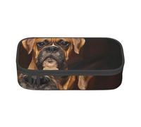 CMJSGG Perro Bóxer, Estuche para lápices, Estuche para lápices Estuche para lápices de Gran Capacidad Estuche para cosméticos