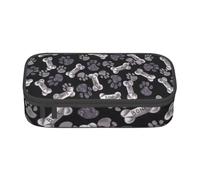 CMJSGG Perro, Cachorro, Pata, Estuche para lápices, Estuche para lápices Estuche para lápices de Gran Capacidad Estuche para cosméticos