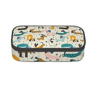 CMJSGG Perro Caliente Perro Salchicha, Estuche para lápices, Estuche para lápices Estuche para lápices de Gran Capacidad Estuche para cosméticos