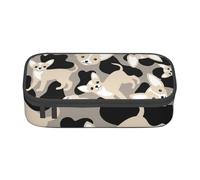 CMJSGG Perro Chihuahua, Estuche para lápices, Estuche para lápices Estuche para lápices de Gran Capacidad Estuche para cosméticos