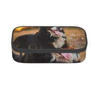 CMJSGG Perro de montaña de Bernese, Estuche para lápices, Estuche para lápices Estuche para lápices de Gran Capacidad Estuche para cosméticos