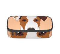 CMJSGG Perro Jack Russell Terrier, Estuche para lápices, Estuche para lápices Estuche para lápices de Gran Capacidad Estuche para cosméticos