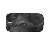 CMJSGG Perro Labrador Labrador Negro Cachorro Perro Lindo, Estuche para lápices, Estuche para lápices Estuche para lápices de Gran Capacidad Estuche para cosméticos