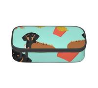 CMJSGG Perro Salchicha Perro Salchicha, Estuche para lápices, Estuche para lápices Estuche para lápices de Gran Capacidad Estuche para cosméticos