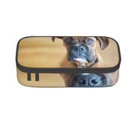 CMJSGG Perros Boxer Cachorros Mascotas Perros, Estuche para lápices, Estuche para lápices Estuche para lápices de Gran Capacidad Estuche para cosméticos