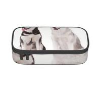 CMJSGG Perros Husky Impresos, Estuche para lápices, Estuche para lápices Estuche para lápices de Gran Capacidad Estuche para cosméticos