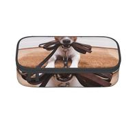 CMJSGG Perros Jack Russell Terrier Animales, Estuche para lápices, Estuche para lápices Estuche para lápices de Gran Capacidad Estuche para cosméticos