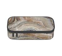 CMJSGG Piedra Ónix Estampado Azul Pálido, Estuche para lápices, Estuche para lápices Estuche para lápices de Gran Capacidad Estuche para cosméticos