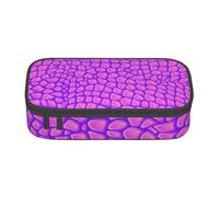 CMJSGG Piel de cocodrilo Rosa, Estuche para lápices, Estuche para lápices Estuche para lápices de Gran Capacidad Estuche para cosméticos