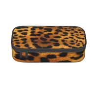 CMJSGG Piel de Leopardo Animal, Estuche para lápices, Estuche para lápices Estuche para lápices de Gran Capacidad Estuche para cosméticos