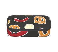 CMJSGG Pretzel y Cerveza, Estuche para lápices, Estuche para lápices Estuche para lápices de Gran Capacidad Estuche para cosméticos