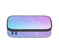 CMJSGG Púrpura Rosa Brillo Ombre Azul Degradado, Estuche para lápices, Estuche para lápices Estuche para lápices de Gran Capacidad Estuche para cosméticos