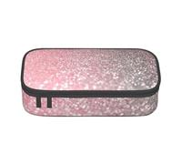 CMJSGG Rosa Oro Rosa Brillo, Estuche para lápices, Estuche para lápices Estuche para lápices de Gran Capacidad Estuche para cosméticos