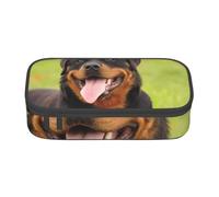 CMJSGG Rottweiler Impreso, Estuche para lápices, Estuche para lápices Estuche para lápices de Gran Capacidad Estuche para cosméticos
