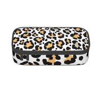 CMJSGG Safari con Estampado Animal de Piedras de Leopardo, Estuche para lápices, Estuche para lápices Estuche para lápices de Gran Capacidad Estuche para cosméticos