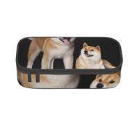 CMJSGG Shiba Inu Akita Inu, Estuche para lápices, Estuche para lápices Estuche para lápices de Gran Capacidad Estuche para cosméticos