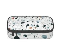 CMJSGG Terrazo Mármol Pastel, Estuche para lápices, Estuche para lápices Estuche para lápices de Gran Capacidad Estuche para cosméticos